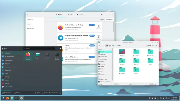 Gnome, KDE desktops